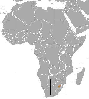 Amblysomus septentrionalis Ареал обитания на карте
