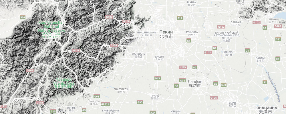 Beijing Barbastelle (Barbastella beijingensis) Ареал обитания на карте