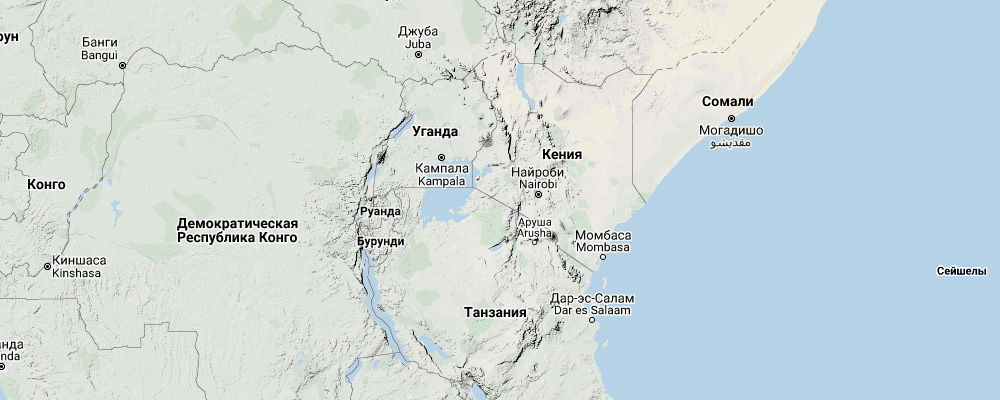 Африканский длиннокрыл (Miniopterus africanus) Ареал обитания на карте